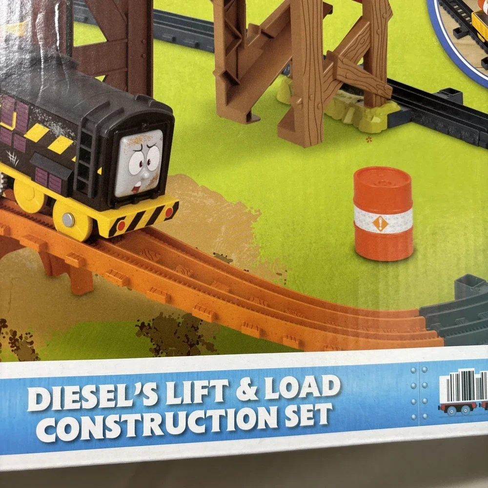 Fisher-Price Thomas & Friends Diesel's Lift & Load Construction Train Set New!